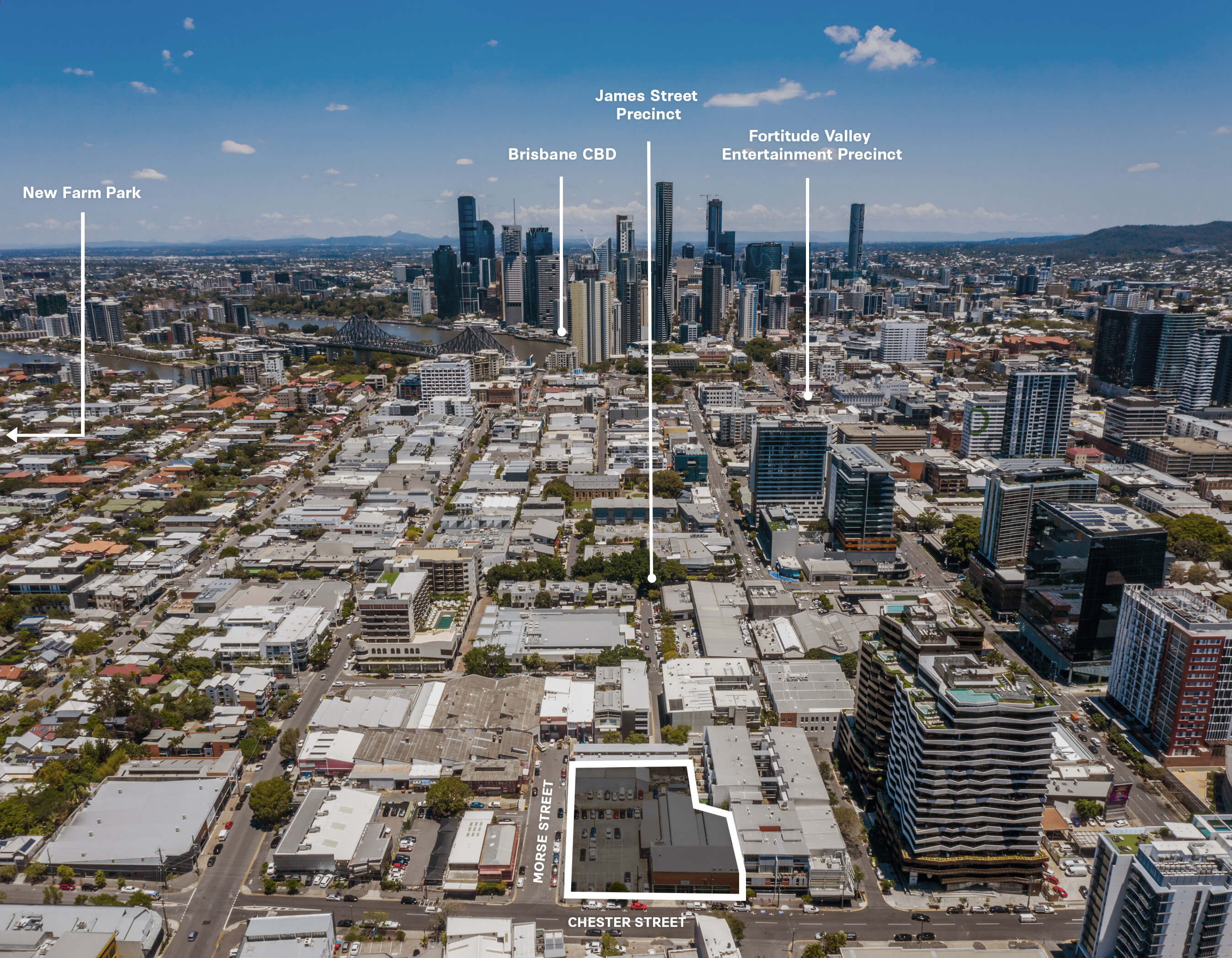 Newstead aerial map