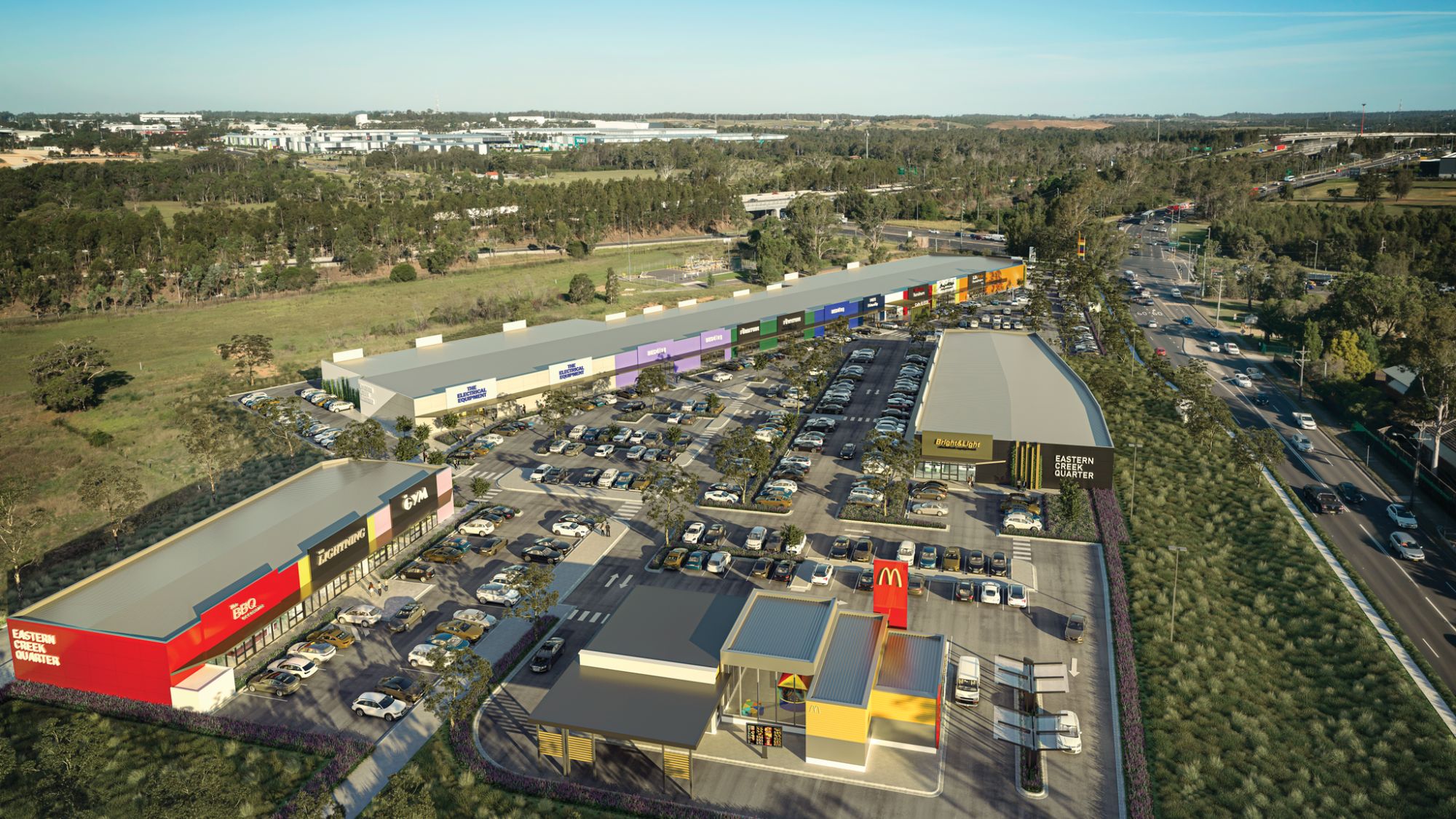 Eastern Creek Quarter, Stage 2 aerial