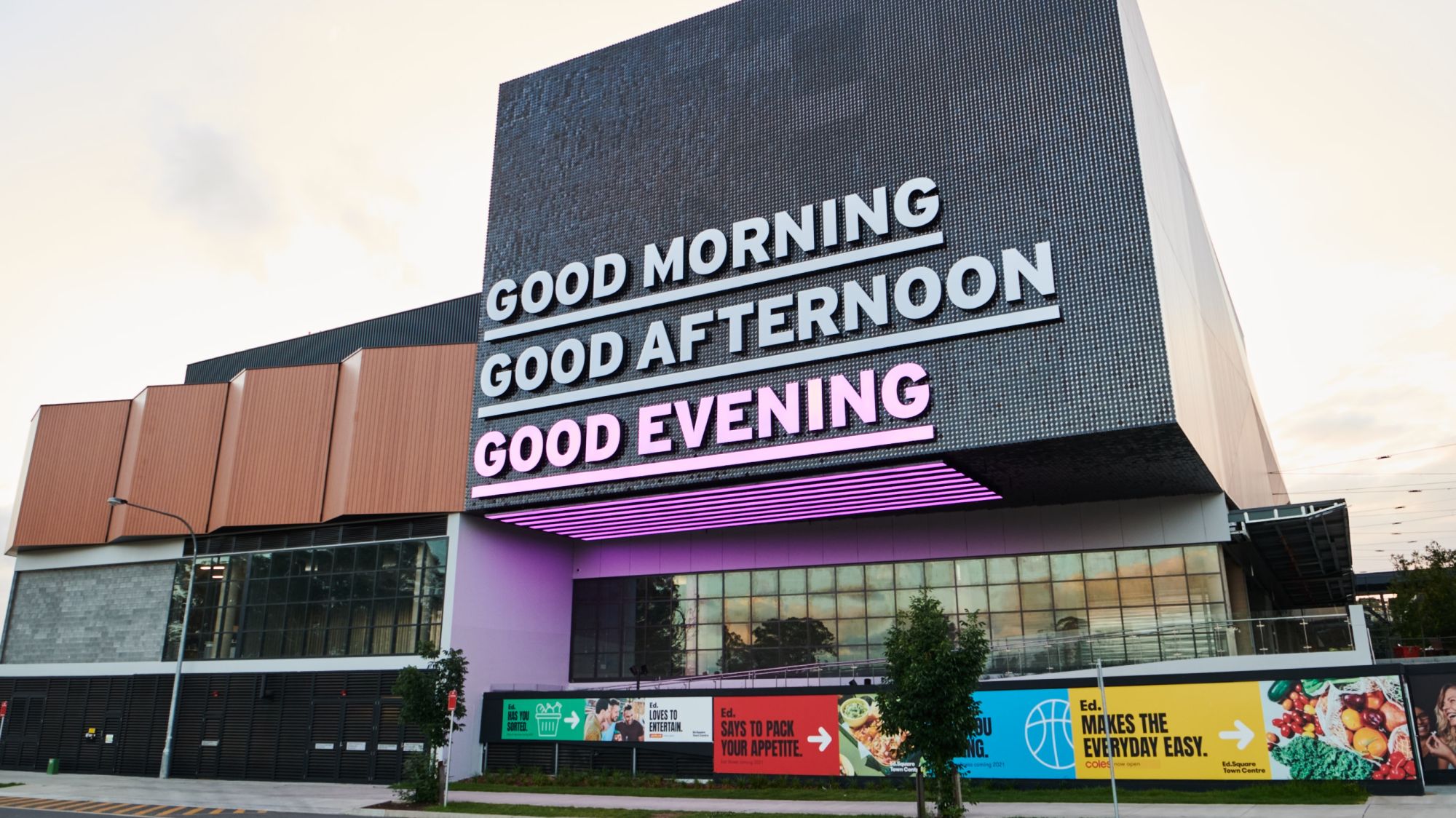 Ed.Square Greetings Artwork, Ed.Square Town Centre