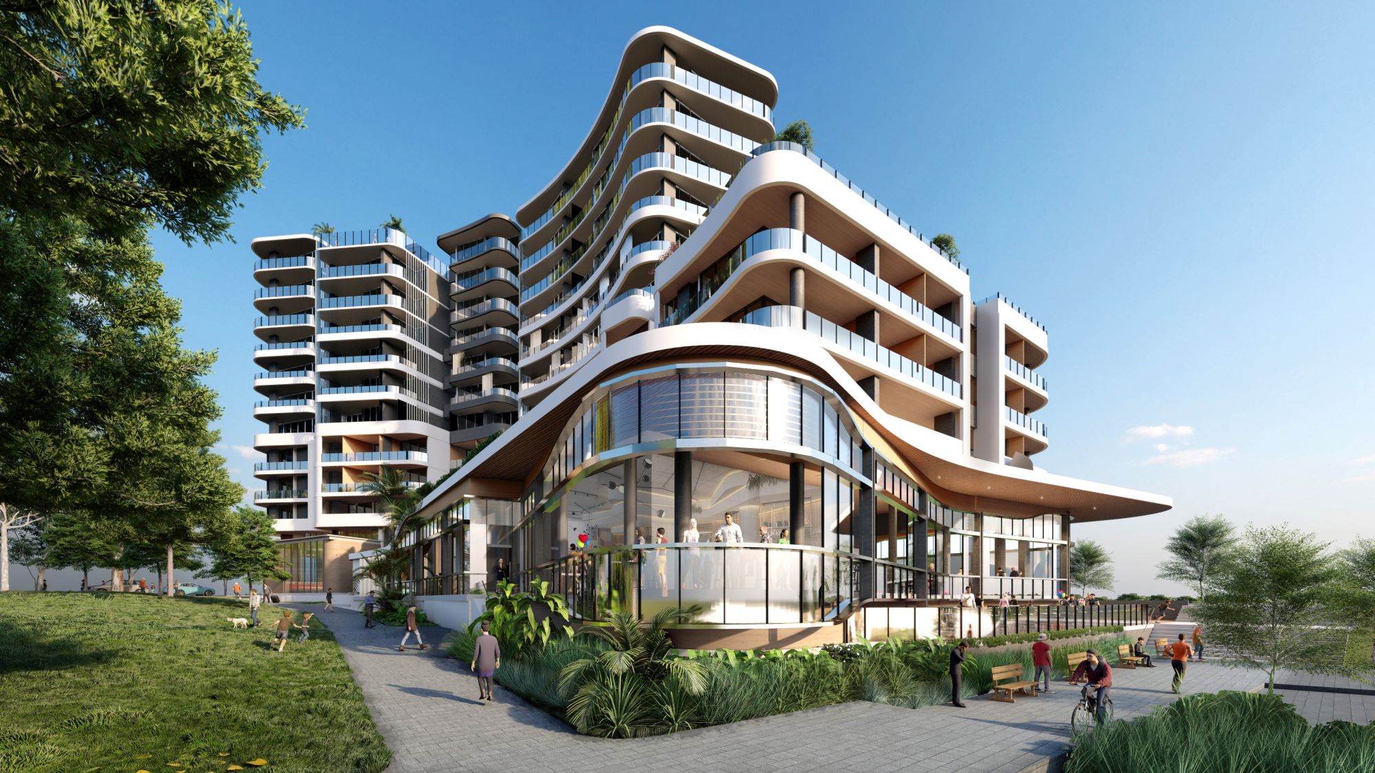 The Waterfront, Shell Cove Hotel by Oscars Hotel, Frasers Property Australia, Shellharbour City Council