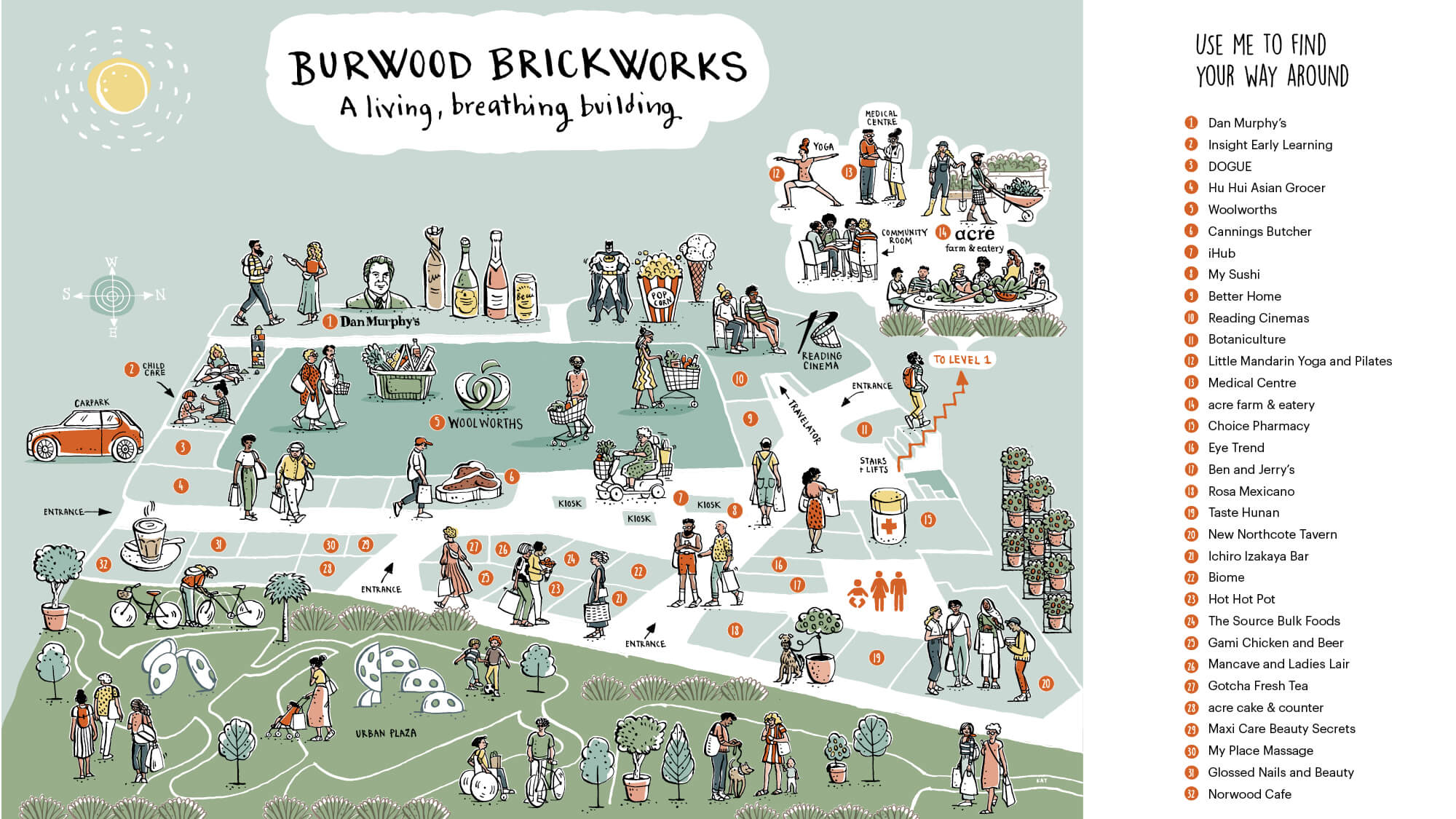Burwood Brickworks Map