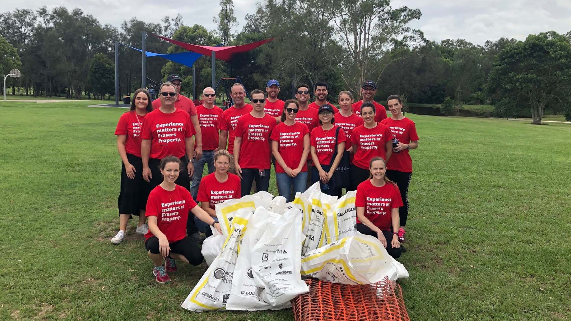 FPA staff Clean Up Australia Day group photo