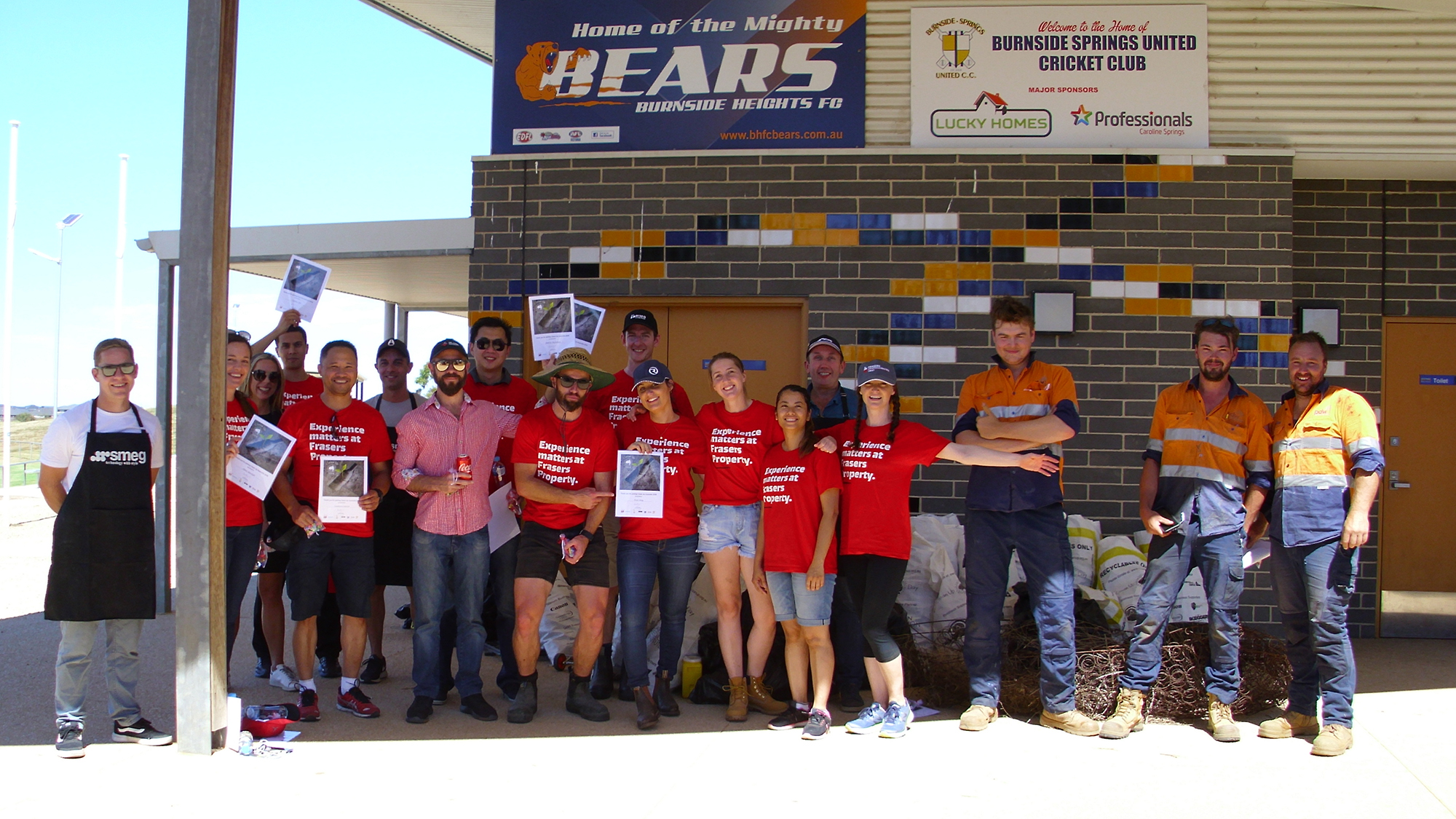 FPA staff Clean Up Australia Day group photo