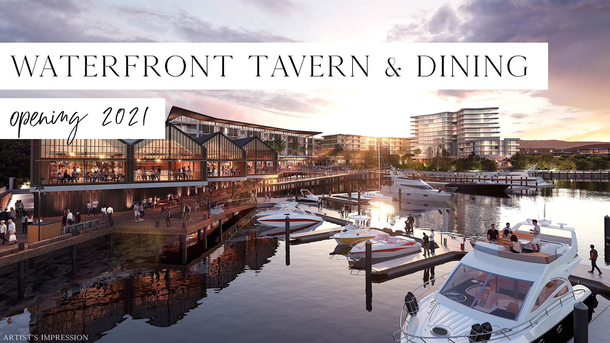 Waterfront dining
