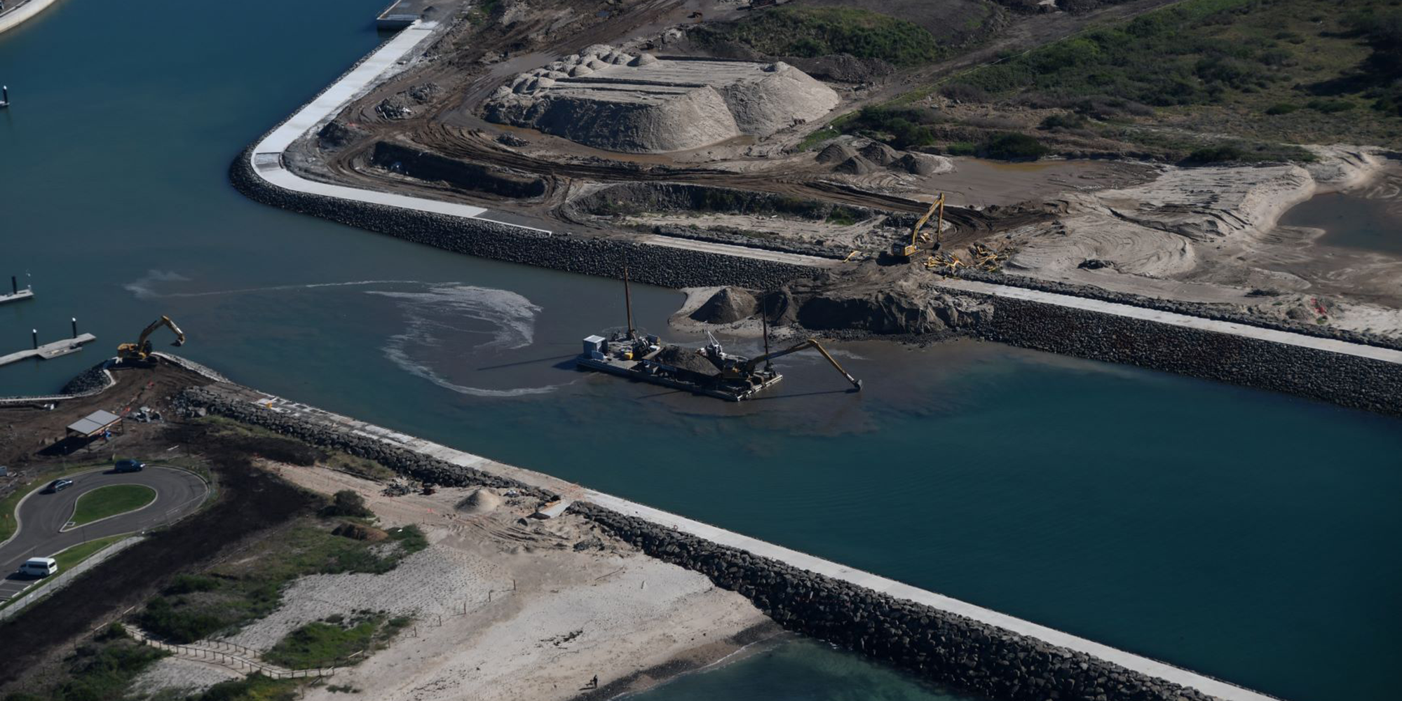 Sand bund removal