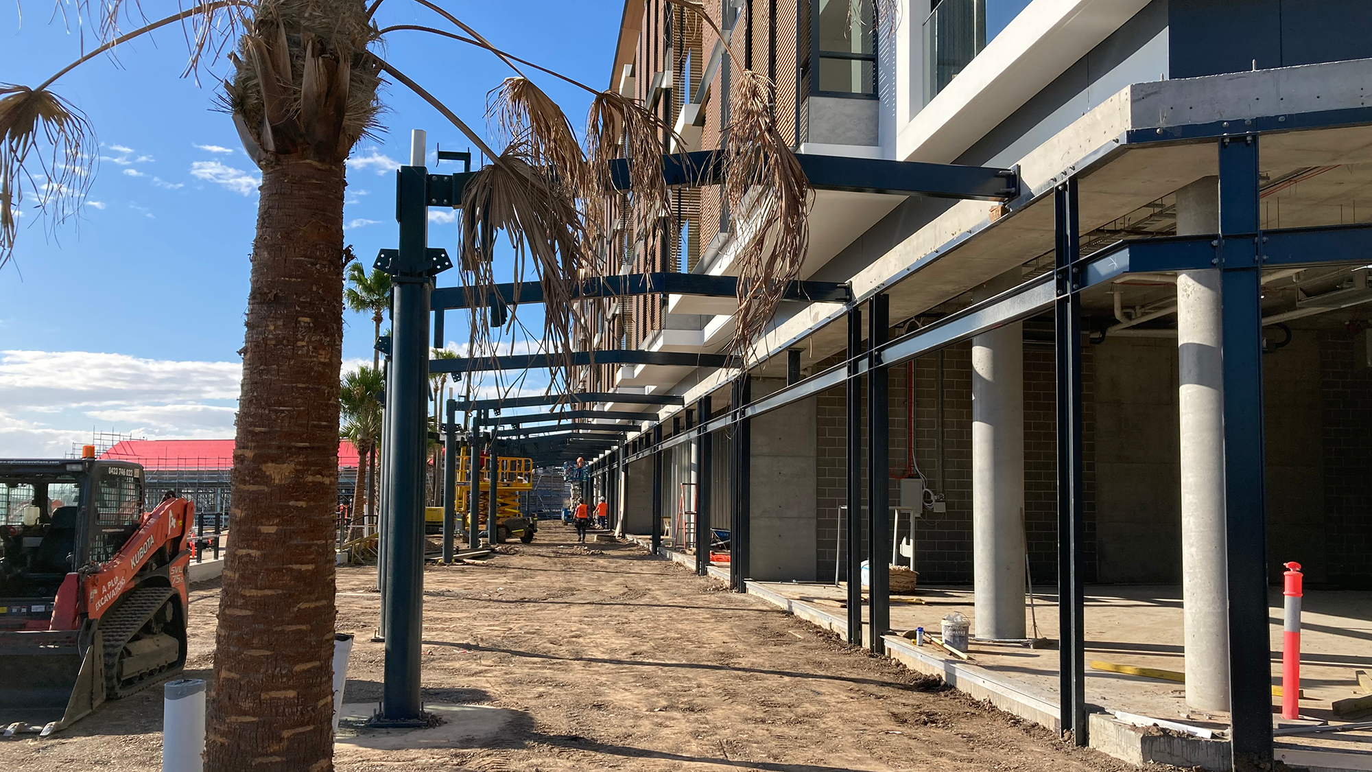 Construction update harbour foreshore