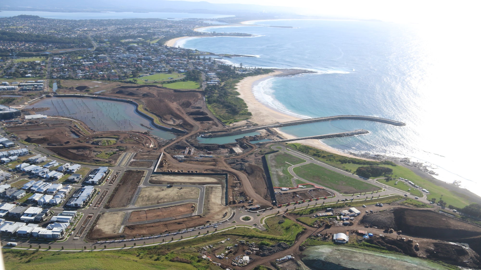 The Waterfront construction image June 2020