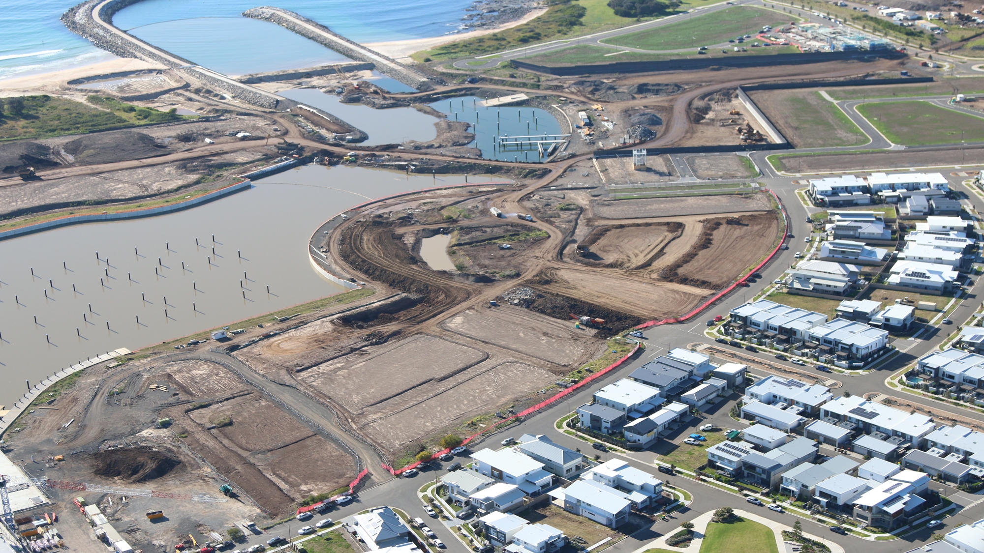 The Waterfront construction images