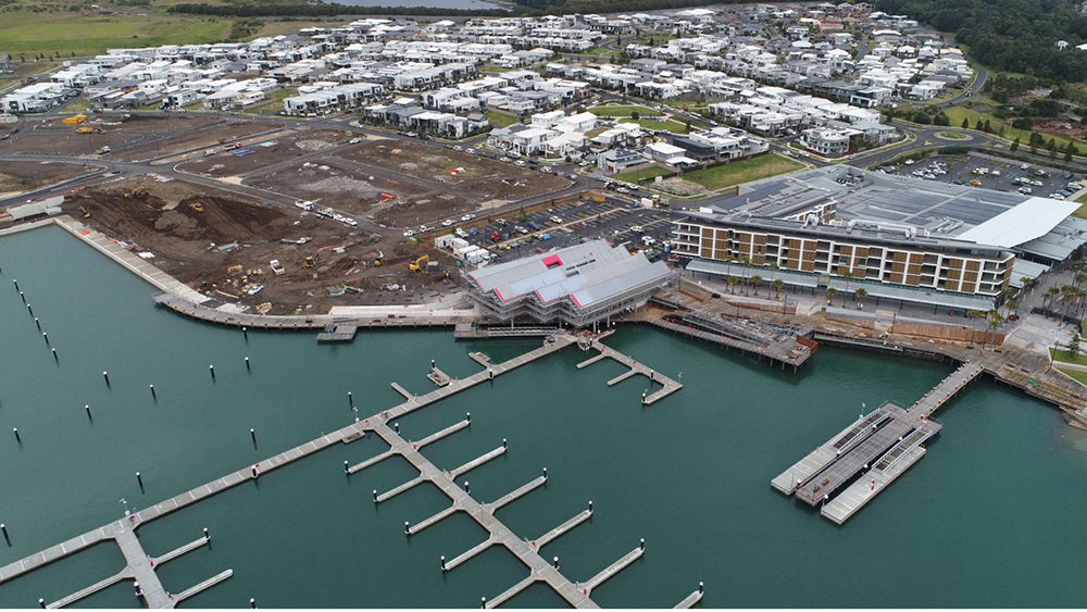 The Waterfront Shell Cove Construction Images 2021