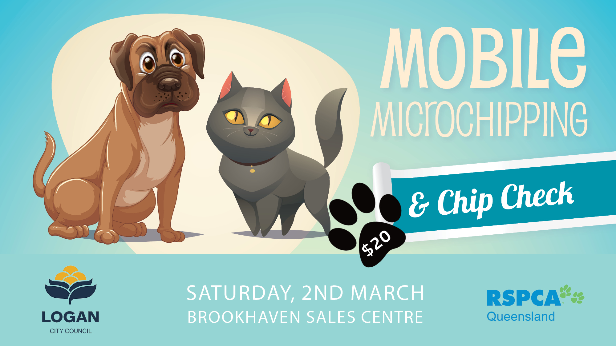Discounted Microchipping at Brookhaven Sales Centre - $20 
