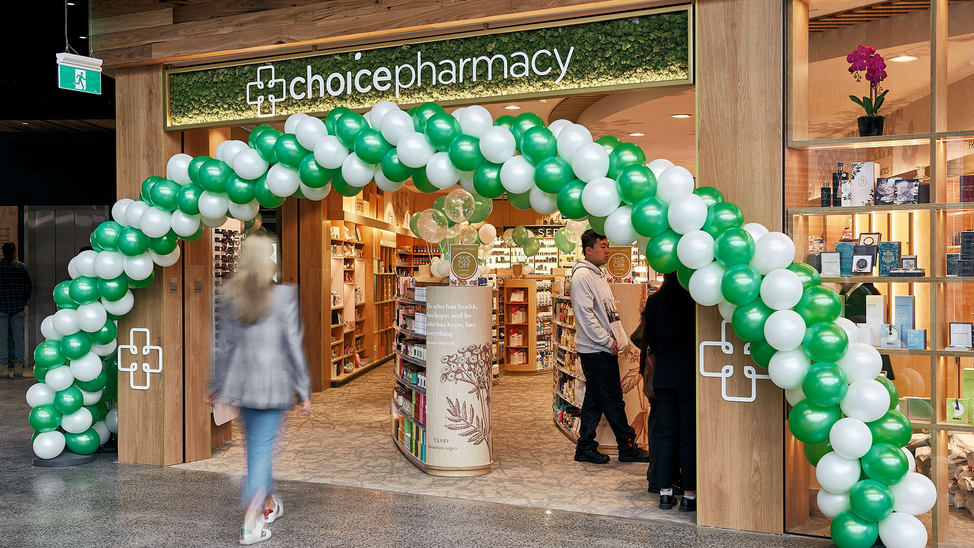 Choice Pharmacy at Burwood Brickworks, the world's most sustainable shopping centre.