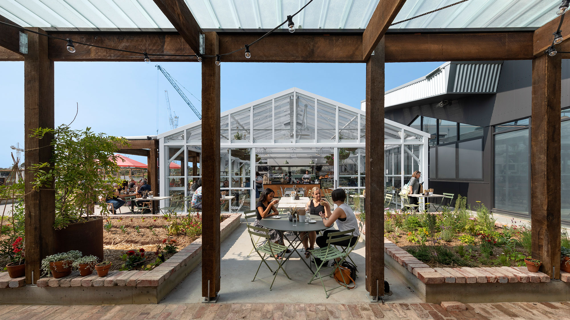acre farm & eatery at Burwood Brickworks