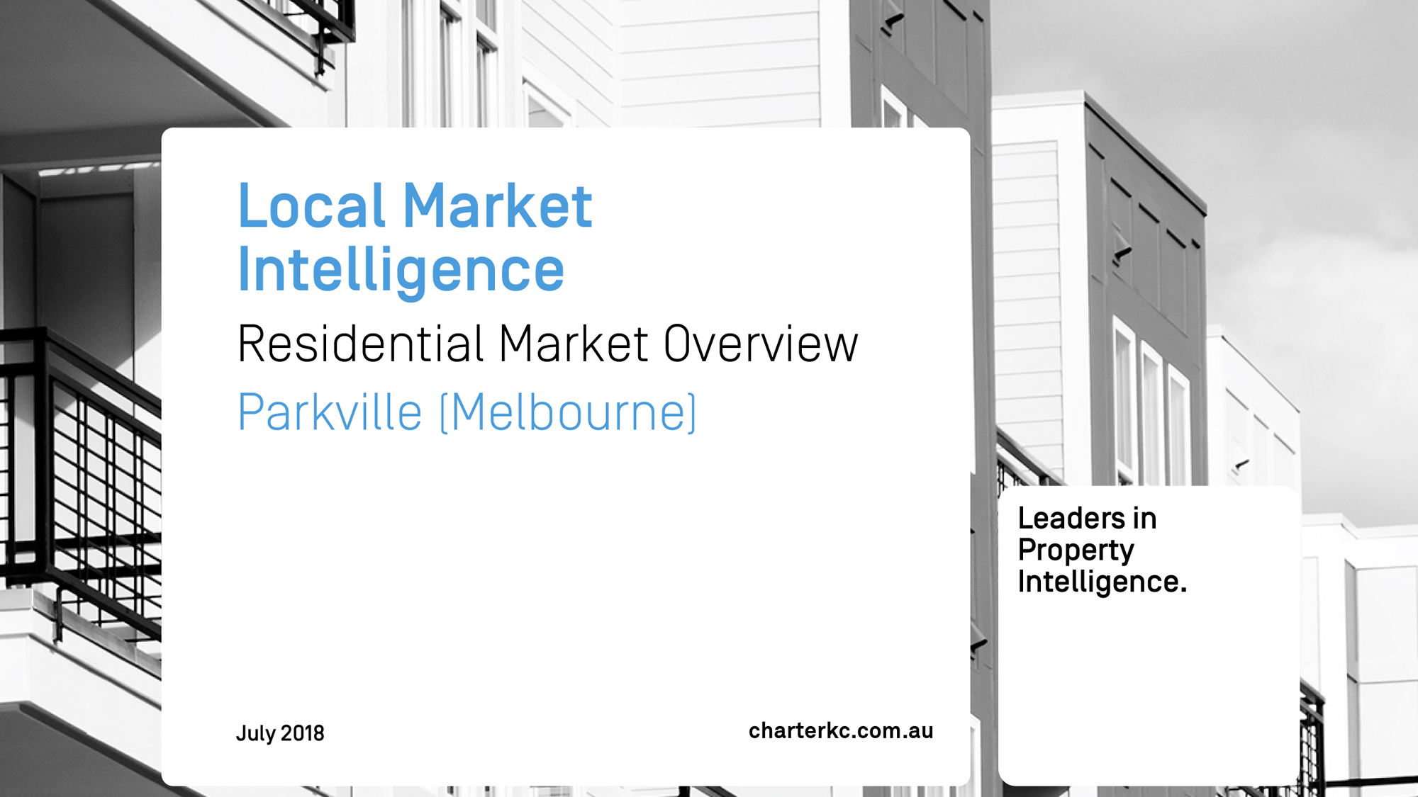 Local Market Intelligence Report