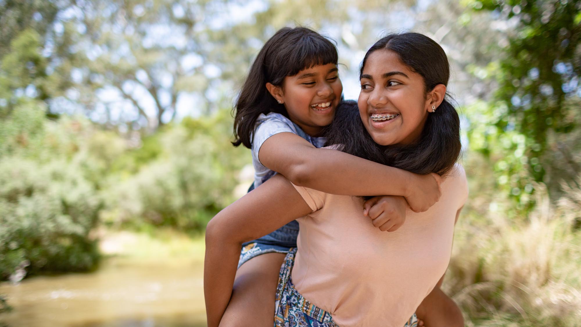 Sisters by the river