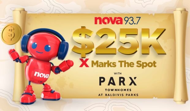 Nova 93.7 $25K X Marks The Spot with PARX Townhomes at Baldivis Parks