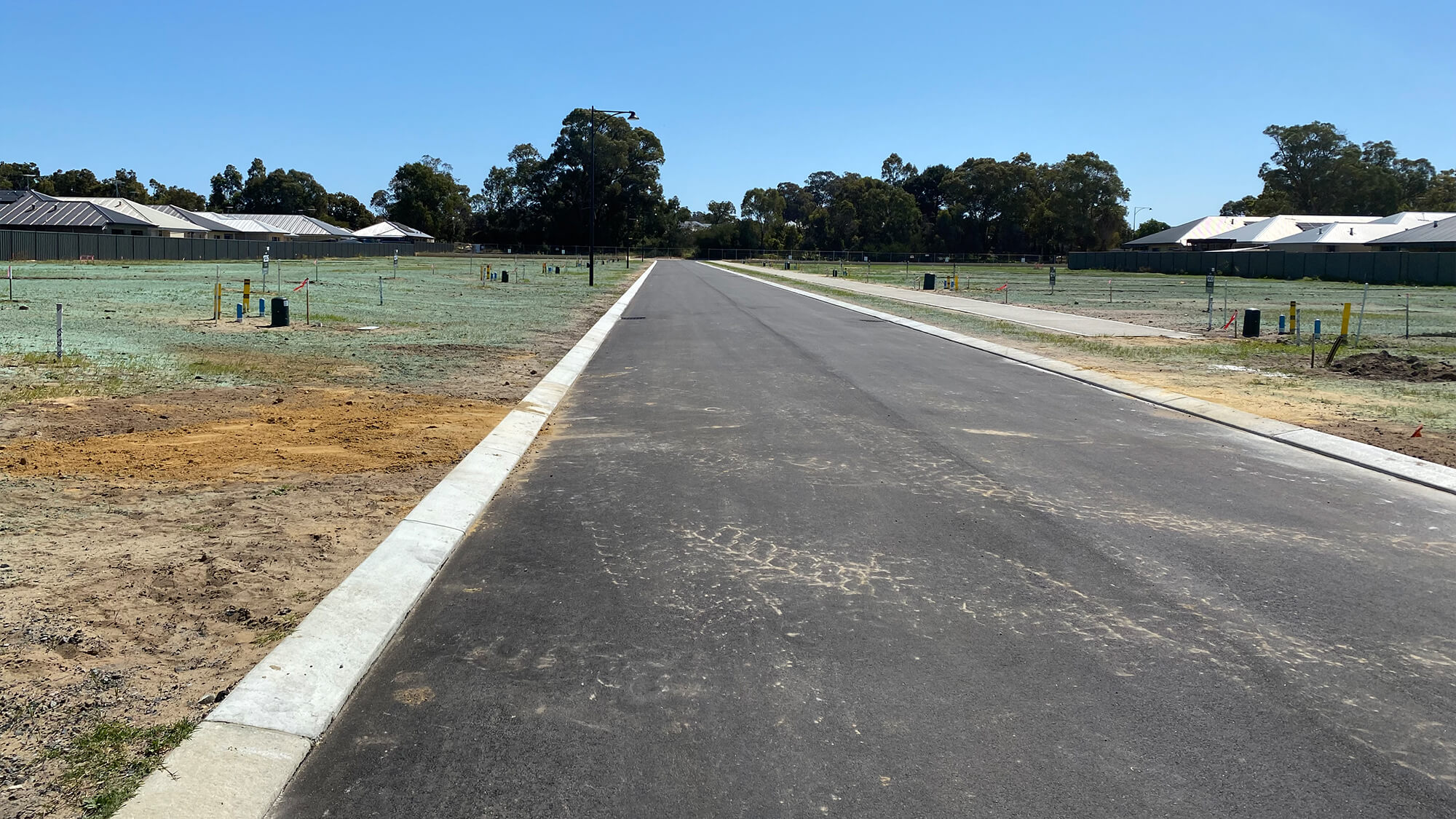 Baldivis Parks - Stage 12B construction progress, October 2023