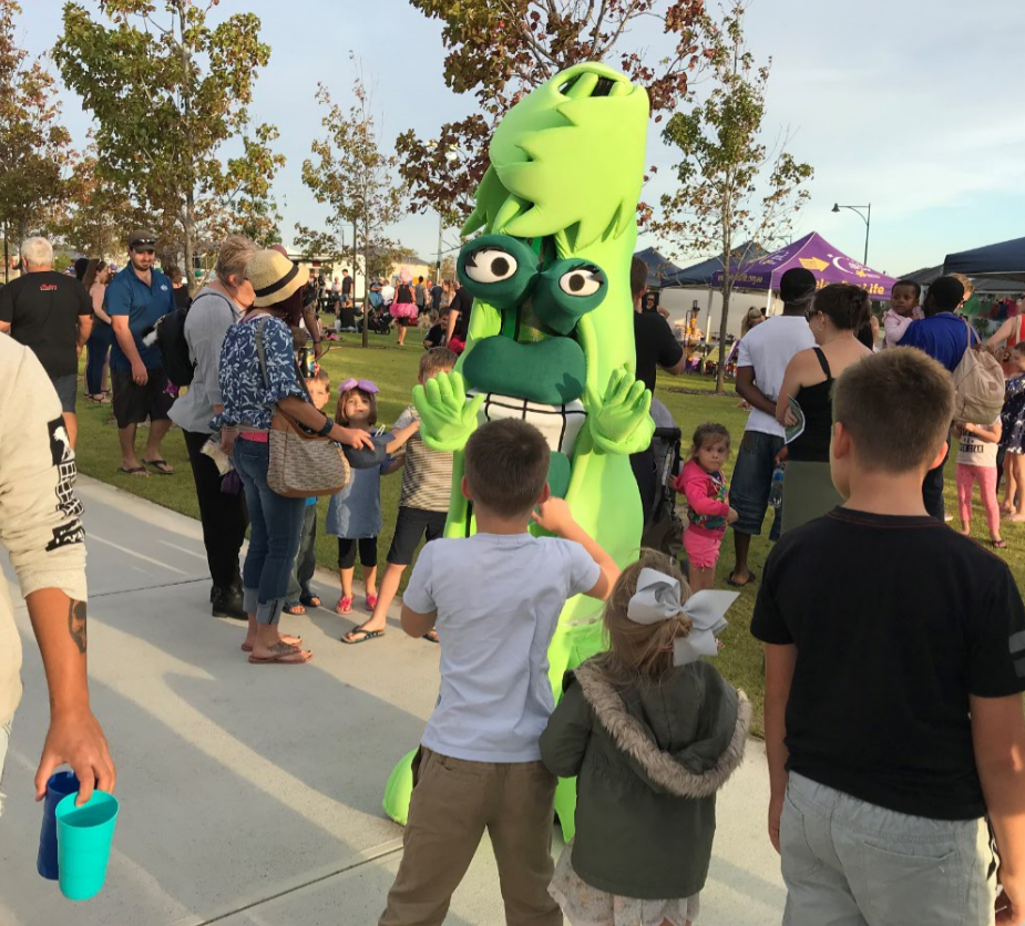 Celery costume and kids