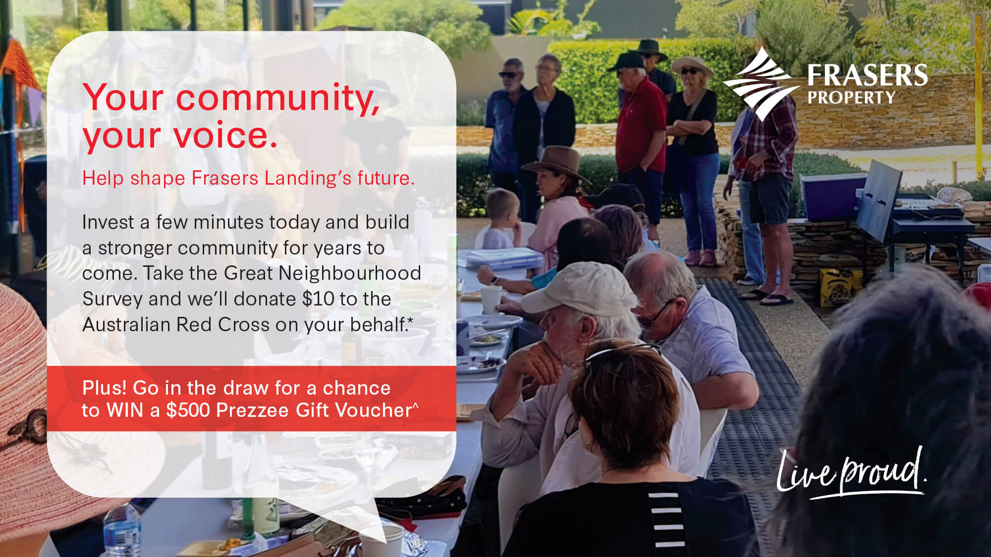 Great Neighbourhood Survey - Frasers Landing