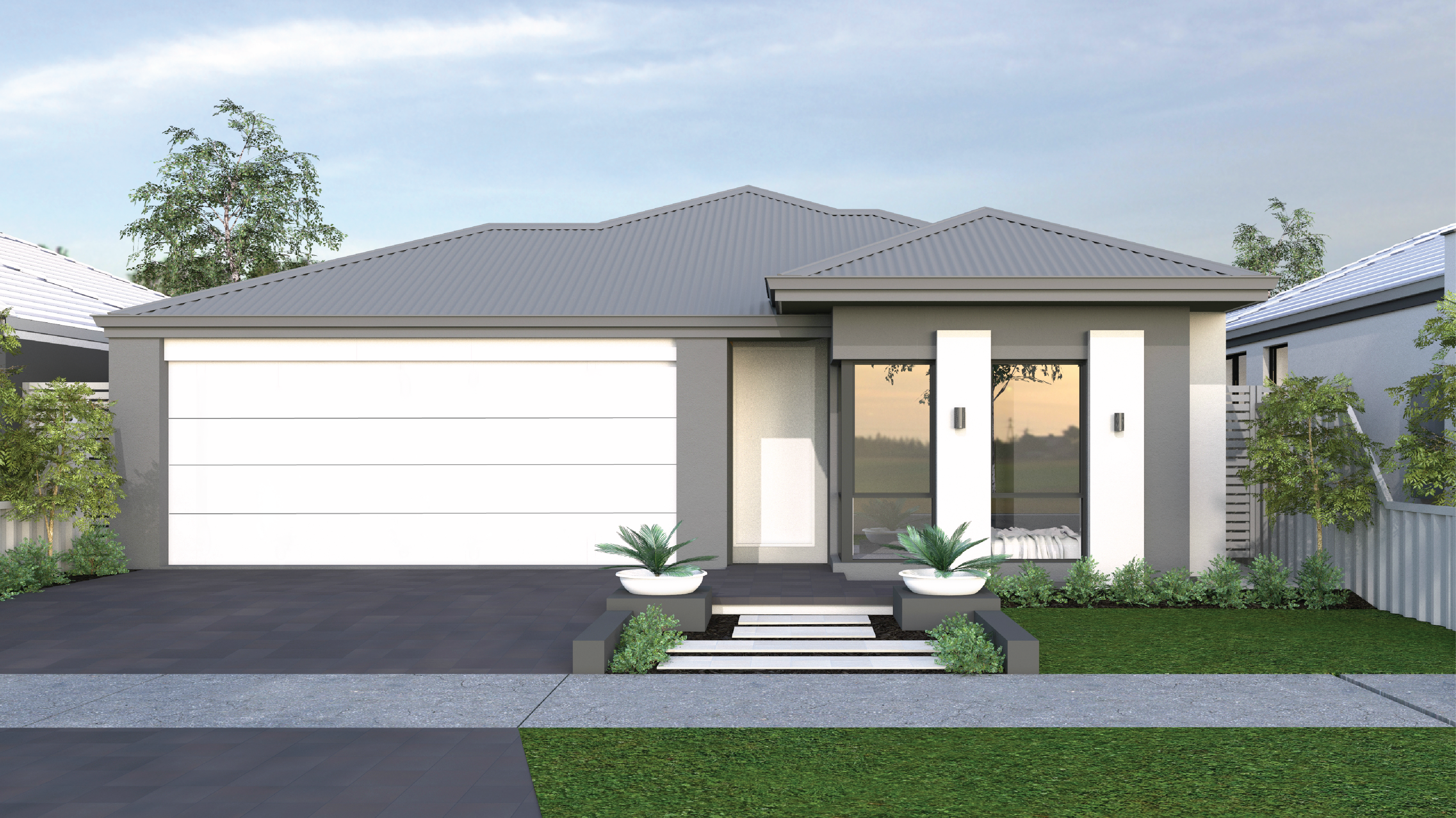 The Kingfisher elevation - Aussie Living Homes