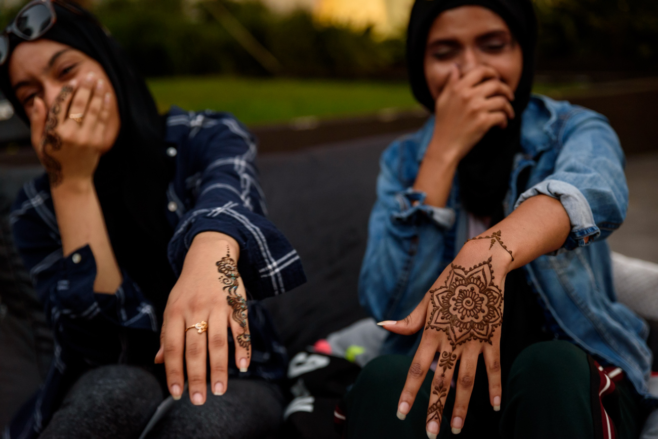 Henna hand art