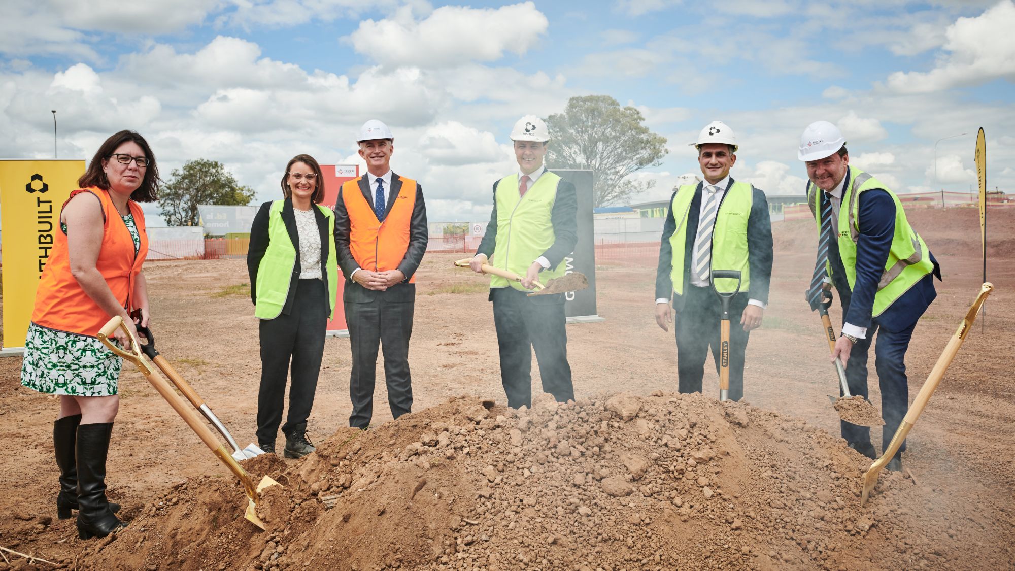 Ed.Square sod turning, 1 October 2019, Edmondson Park, Frasers Property Australia