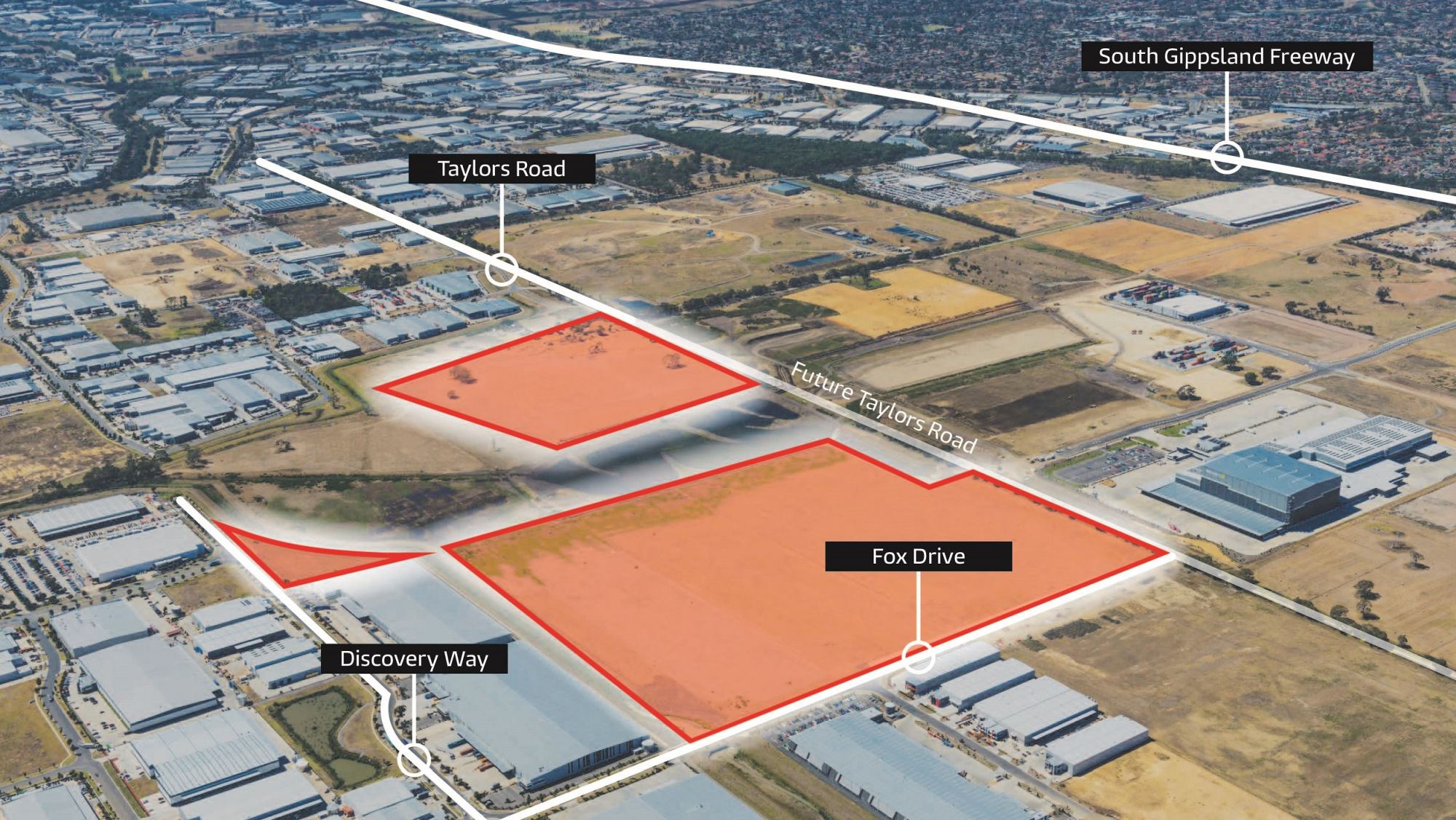 Taylors Road Dandenong South Aerial