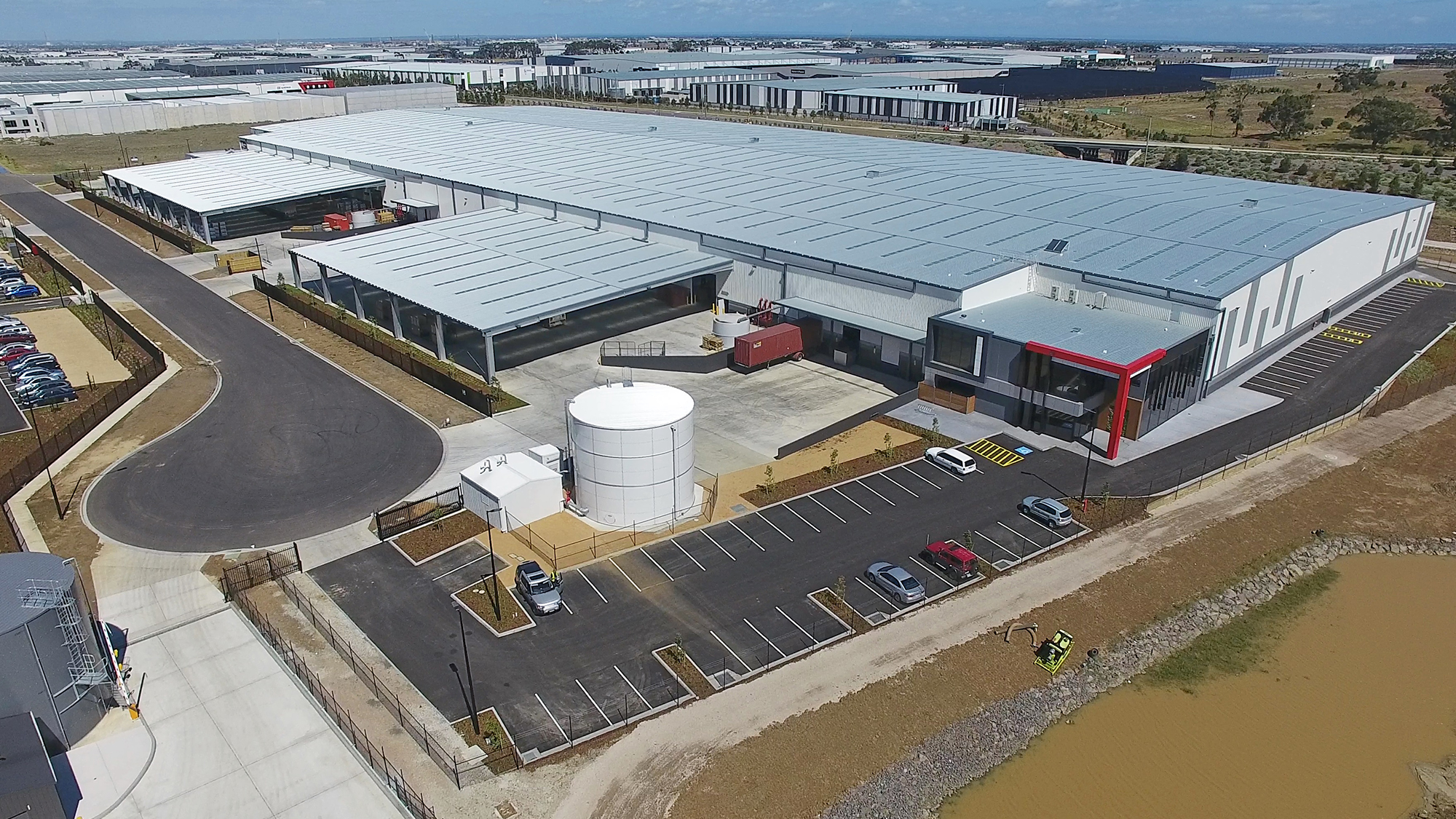 West Park Industrial Estate aerial