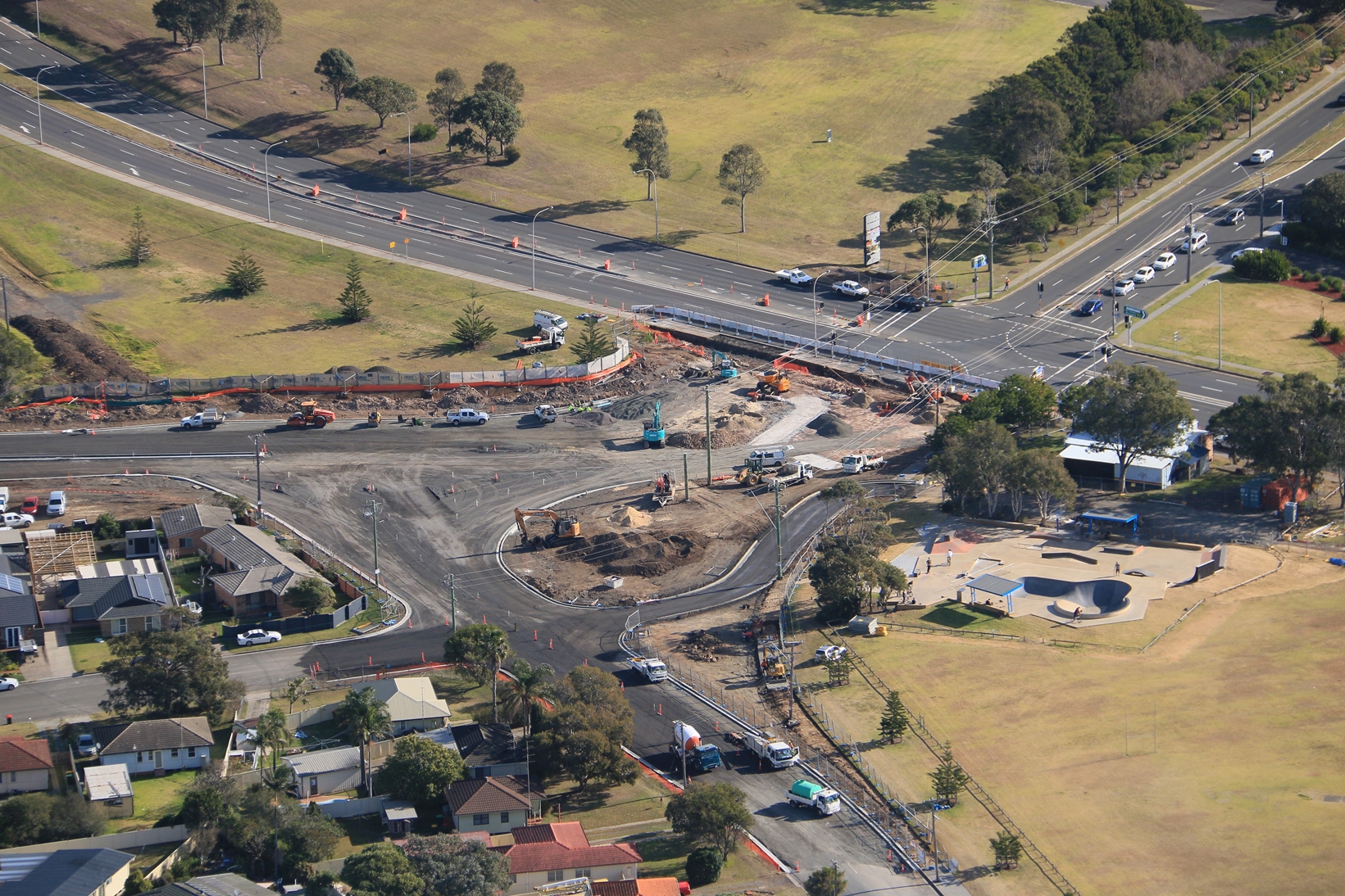 The Waterfront under construction July Image