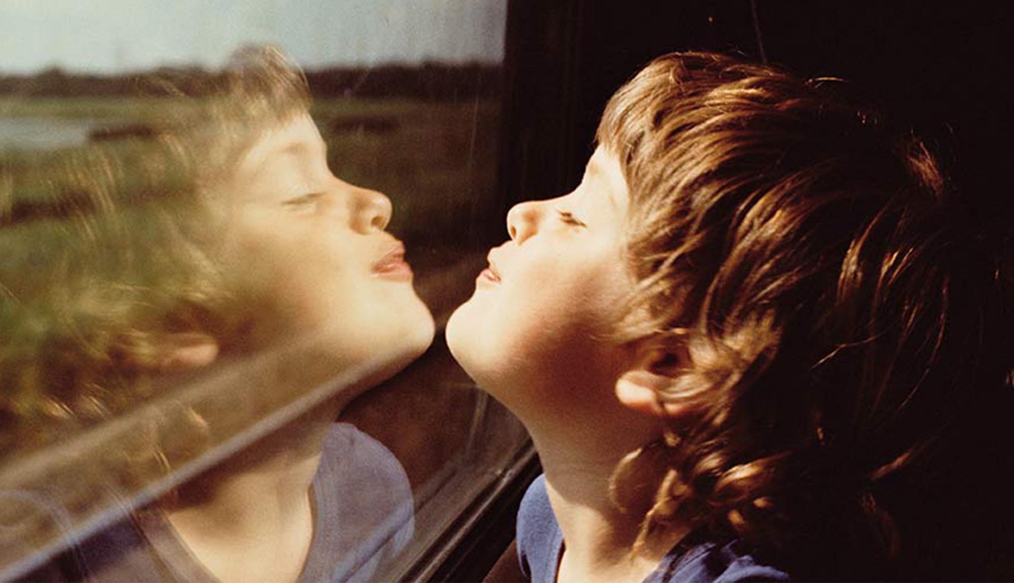 Boy on a train